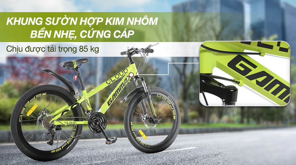 Xe đạp địa hình MTB Gammax 24-QINGYUN-3.0-21S 24 inch