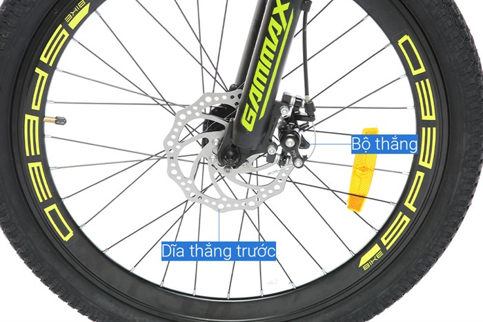 Xe Đạp Địa Hình MTB Gammax 24-Qingyun-3.0-21S 24 inch Màu Đen