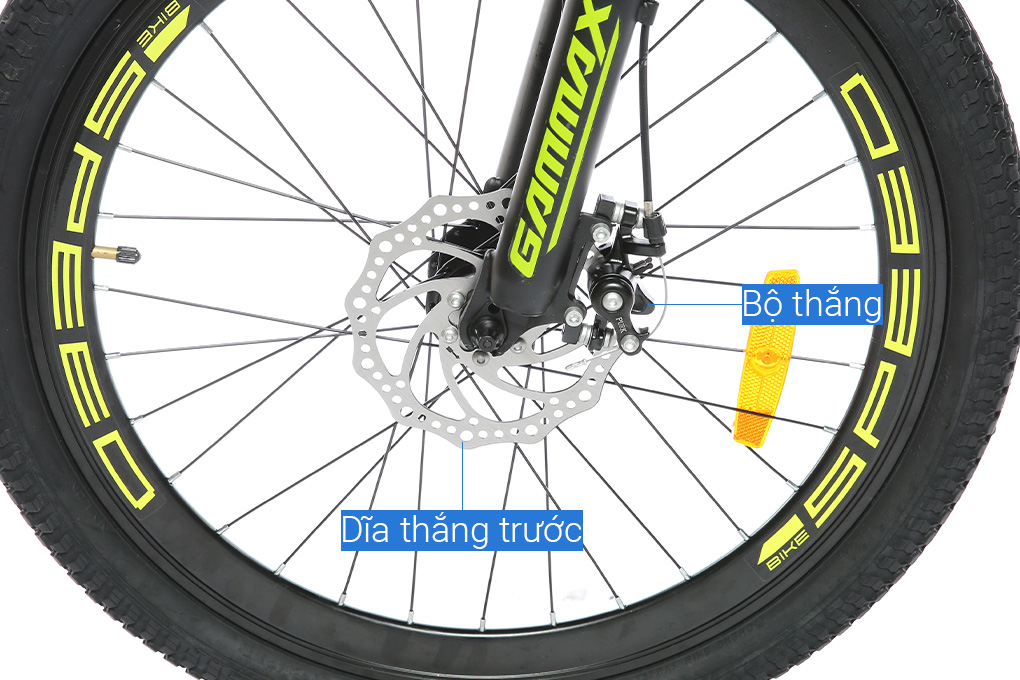 Xe Đạp Địa Hình MTB Gammax 24-Qingyun-3.0-21S 24 inch Màu Đen