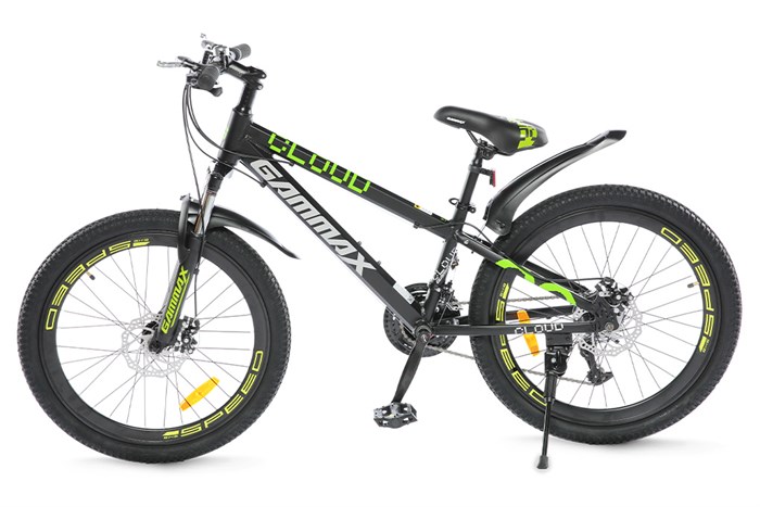 Xe Đạp Địa Hình MTB Gammax 24-Qingyun-3.0-21S 24 inch Màu Đen