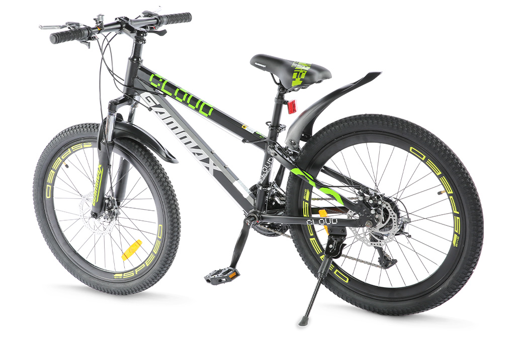 Xe Đạp Địa Hình MTB Gammax 24-Qingyun-3.0-21S 24 inch Màu Đen