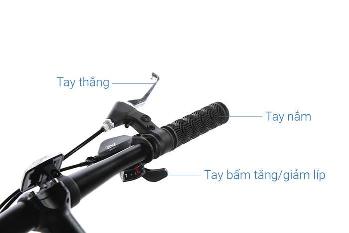 Xe Đạp Địa Hình MTB Gammax 24-Qingyun-3.0-21S 24 inch Màu Đen