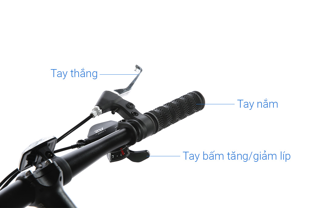 Xe Đạp Địa Hình MTB Gammax 24-Qingyun-3.0-21S 24 inch Màu Đen