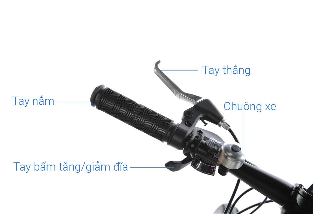 Xe Đạp Địa Hình MTB Gammax 24-Qingyun-3.0-21S 24 inch Màu Đen