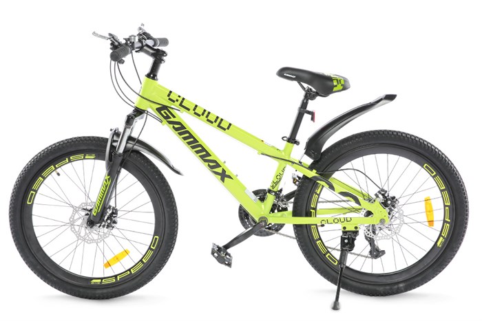 Xe Đạp Địa Hình MTB Gammax 24-Qingyun-3.0-21S 24 inch Màu Vàng