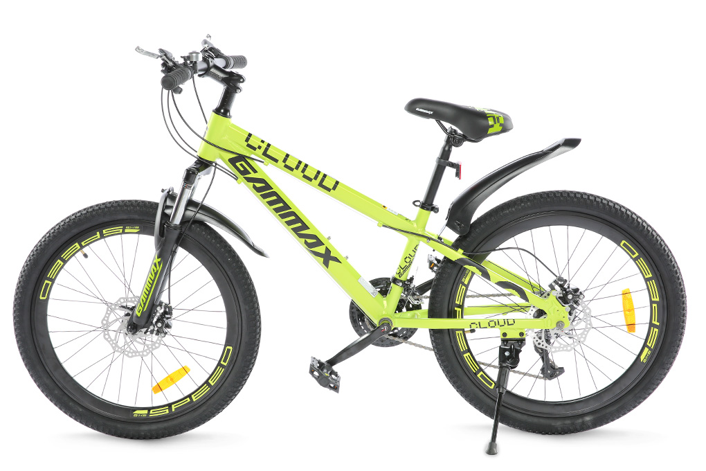 Xe Đạp Địa Hình MTB Gammax 24-Qingyun-3.0-21S 24 inch Màu Vàng