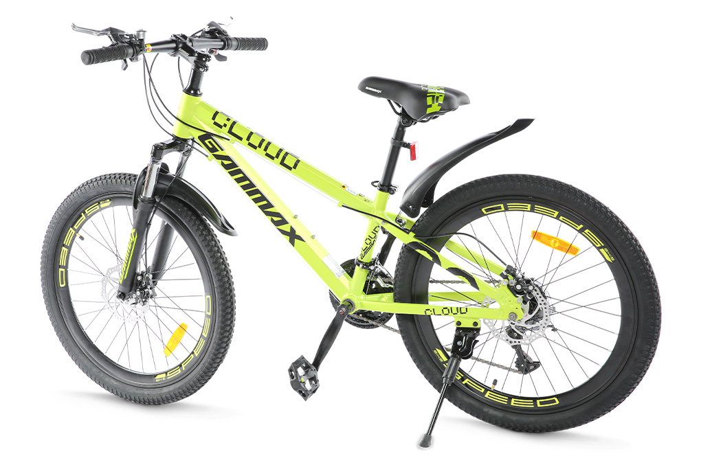 Xe Đạp Địa Hình MTB Gammax 24-Qingyun-3.0-21S 24 inch Màu Vàng