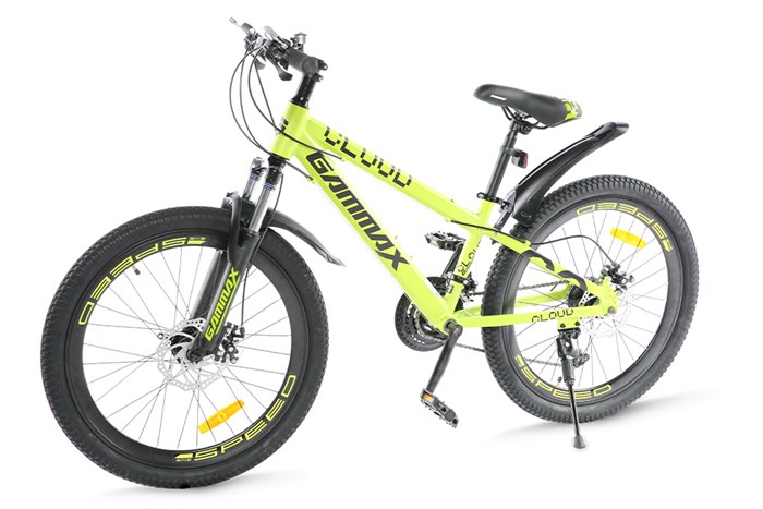 Xe Đạp Địa Hình MTB Gammax 24-Qingyun-3.0-21S 24 inch Màu Vàng