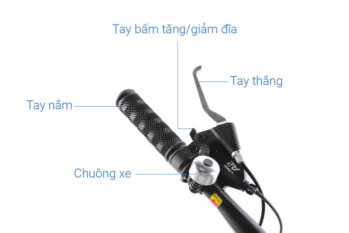 Xe Đạp Địa Hình MTB Gammax 24-Qingyun-3.0-21S 24 inch Màu Vàng