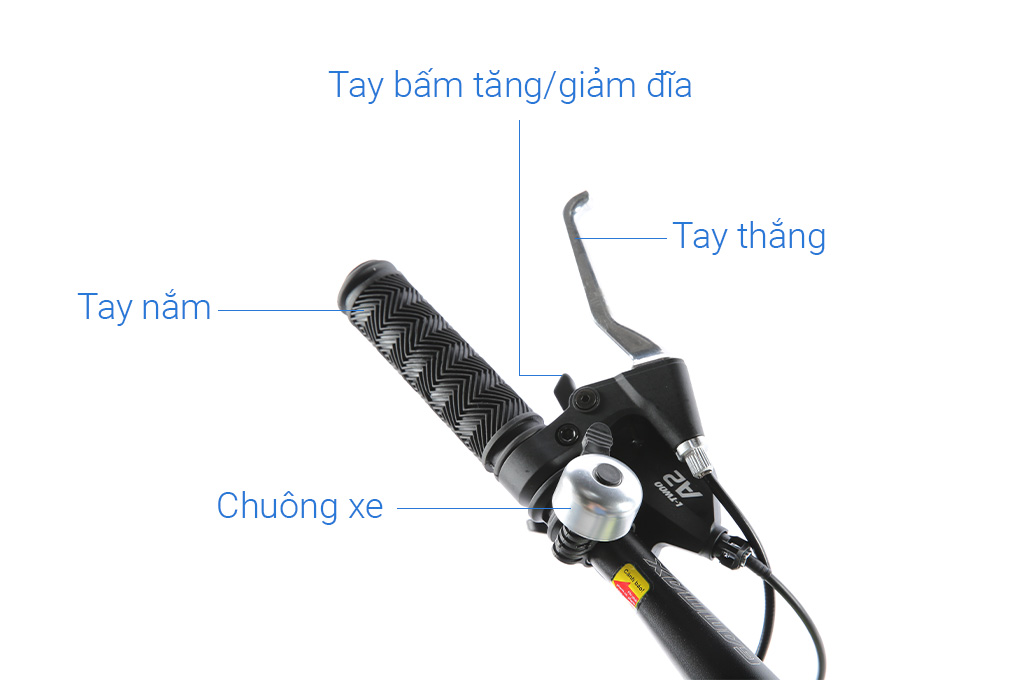 Xe Đạp Địa Hình MTB Gammax 24-Qingyun-3.0-21S 24 inch Màu Vàng