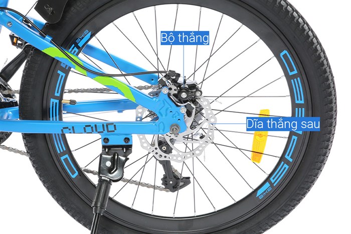 Xe Đạp Địa Hình MTB Gammax 24-Qingyun-3.0-21S 24 inch Màu Xanh Dương