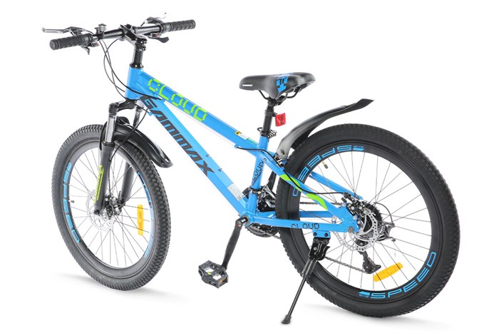 Xe Đạp Địa Hình MTB Gammax 24-Qingyun-3.0-21S 24 inch Màu Xanh Dương