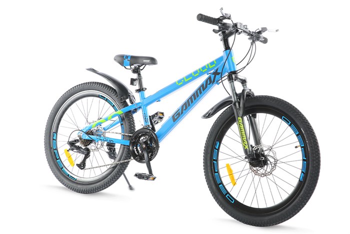 Xe Đạp Địa Hình MTB Gammax 24-Qingyun-3.0-21S 24 inch Màu Xanh Dương