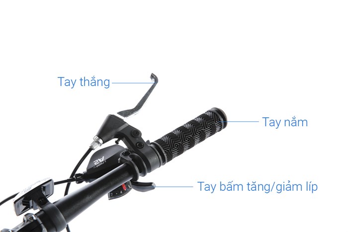 Xe Đạp Địa Hình MTB Gammax 24-Qingyun-3.0-21S 24 inch Màu Xanh Dương