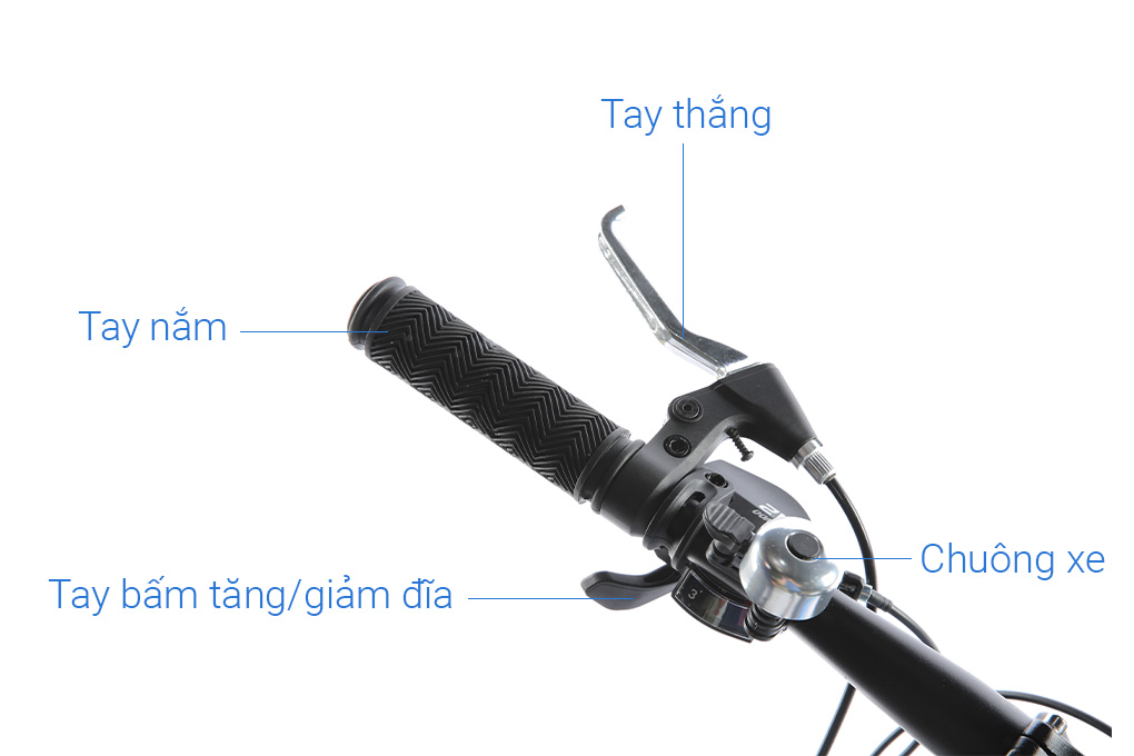 Xe Đạp Địa Hình MTB Gammax 24-Qingyun-3.0-21S 24 inch Màu Xanh Dương