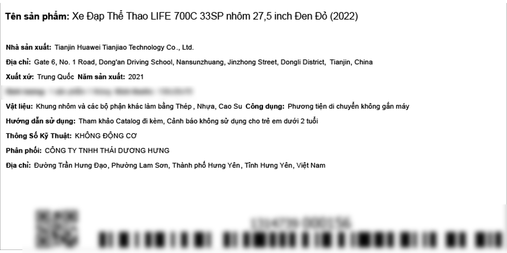 Xe Đạp Thể Thao Road Life 700C 33SP (2022) 27.5 inch