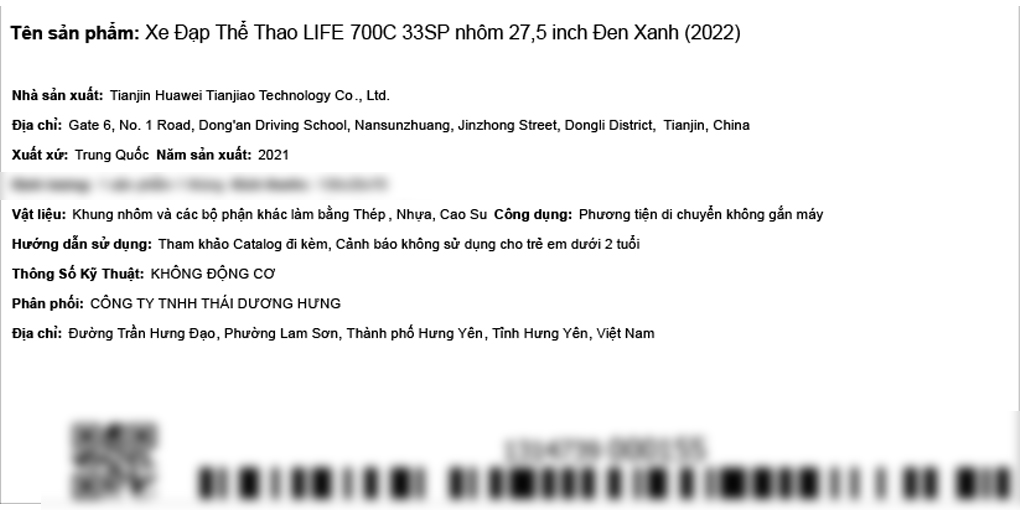 Xe Đạp Thể Thao Road Life 700C 33SP (2022) 27.5 inch