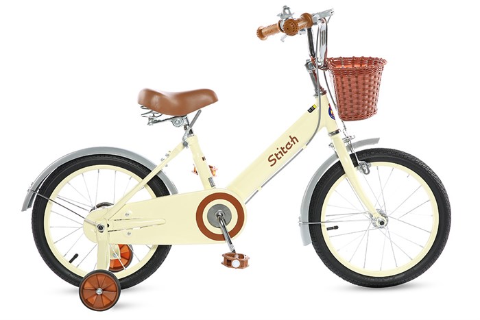 Xe Đạp Trẻ Em Stitch Forest Princess JY906-16 16 inch Màu Trắng - Kem