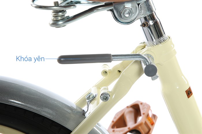 Xe Đạp Trẻ Em Stitch Forest Princess JY906-16 16 inch Màu Trắng - Kem