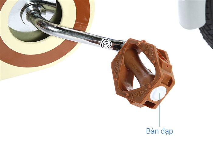 Xe Đạp Trẻ Em Stitch Forest Princess JY906-16 16 inch Màu Trắng - Kem