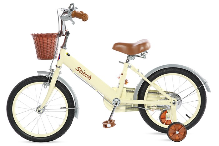 Xe Đạp Trẻ Em Stitch Forest Princess JY906-16 16 inch Màu Trắng - Kem