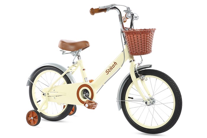 Xe Đạp Trẻ Em Stitch Forest Princess JY906-16 16 inch Màu Trắng - Kem