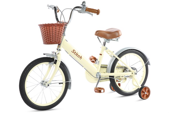 Xe Đạp Trẻ Em Stitch Forest Princess JY906-16 16 inch Màu Trắng - Kem