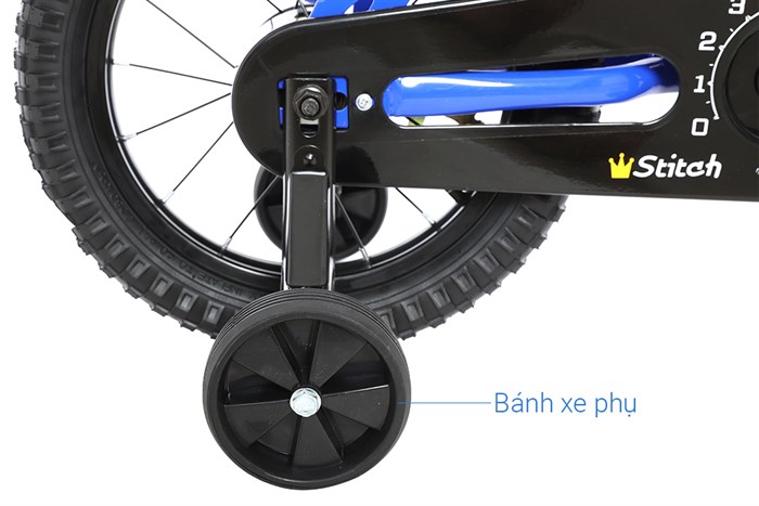 Xe Đạp Trẻ Em Stitch Prince JY903-14 14 inch Màu Xanh Dương