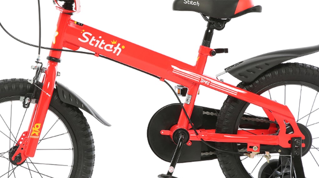 Mua Xe Đạp Trẻ Em Nam STITCH Prince JY903-16 Thép 16 Inch Đỏ cũ, hàng trưng  bày, rẻ hơn máy mới 30-70%