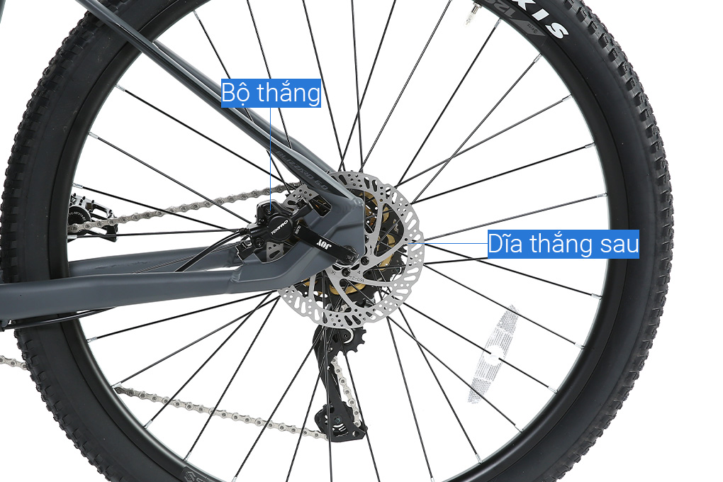 Xe Đạp Địa Hình MTB Pacific Blizzard 6.0 27.5 inch Màu Xám