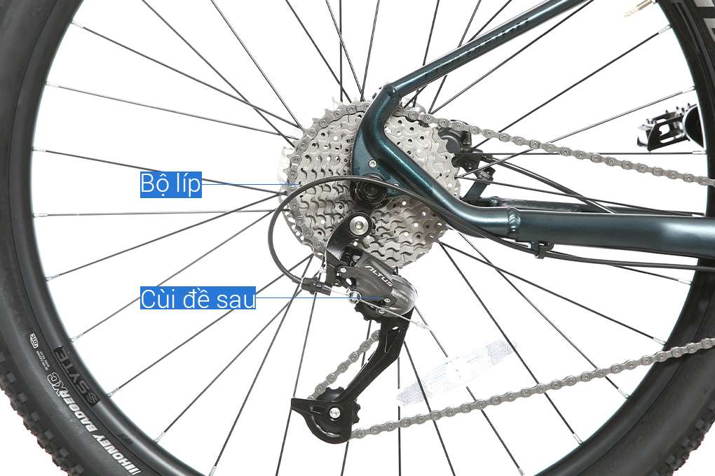 Xe Đạp Địa Hình MTB Pacific Carmeron 6.0 27.5 inch Màu Đen - Xám