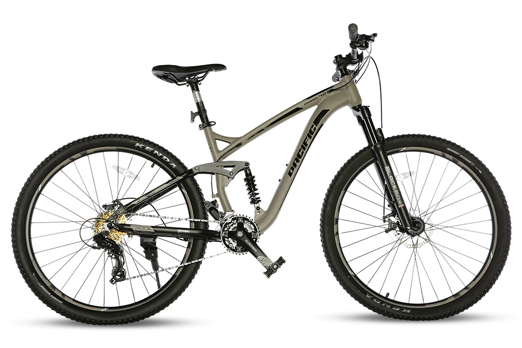 Xe Đạp Địa Hình MTB Pacific Override 4.0 27.5 inch Màu Đen - Xám