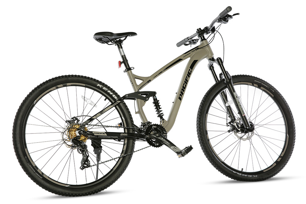 Xe Đạp Địa Hình MTB Pacific Override 4.0 27.5 inch Màu Đen - Xám