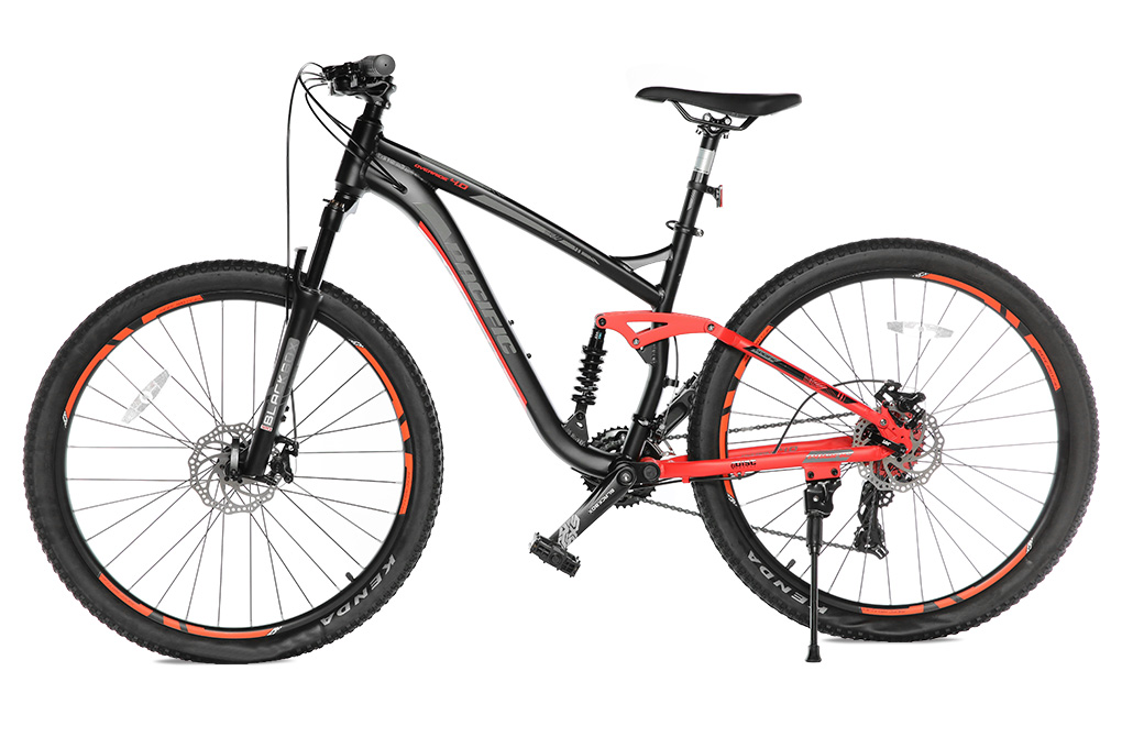 Xe Đạp Địa Hình MTB Pacific Override 4.0 27.5 inch Màu Đen - Đỏ