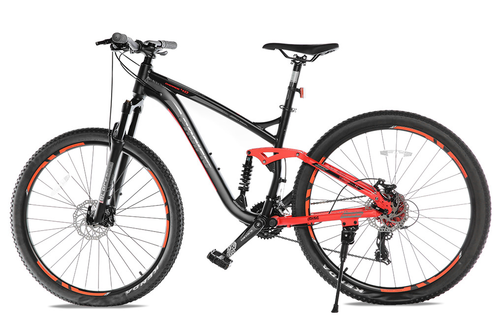Xe Đạp Địa Hình MTB Pacific Override 4.0 27.5 inch Màu Đen - Đỏ
