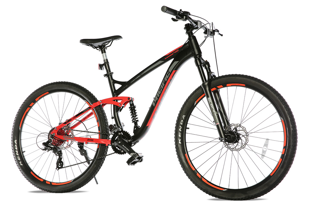 Xe Đạp Địa Hình MTB Pacific Override 4.0 27.5 inch Màu Đen - Đỏ