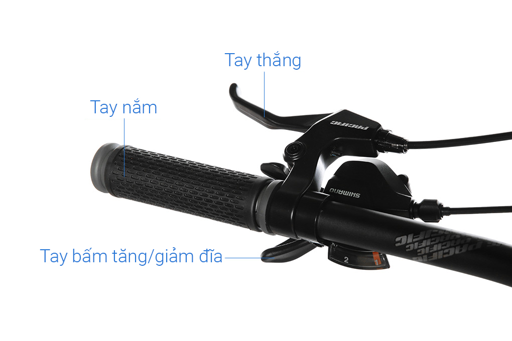 Xe Đạp Địa Hình MTB Pacific Override 4.0 27.5 inch Màu Đen - Đỏ