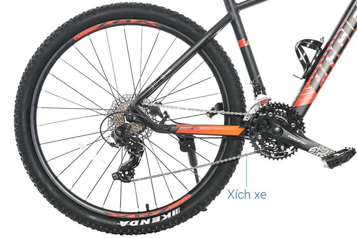 Xe Đạp Địa Hình MTB Pacific Vigilon 1.0 27.5 inch Màu Đen - Đỏ
