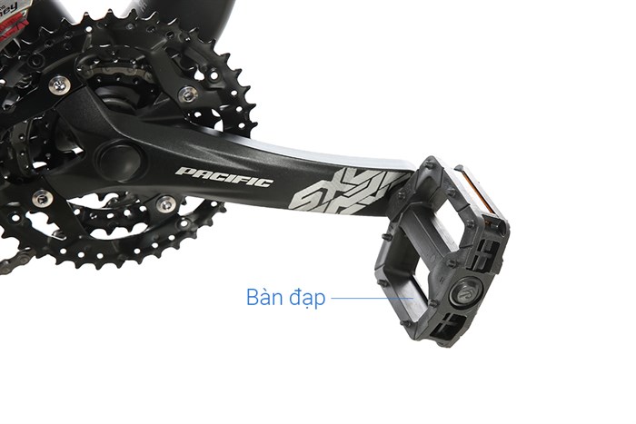 Xe Đạp Địa Hình MTB Pacific Vigilon 1.0 27.5 inch Màu Đen - Đỏ