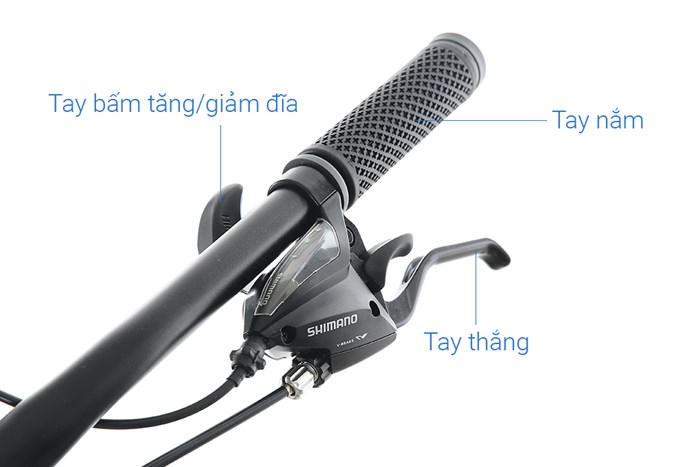 Xe Đạp Địa Hình MTB Pacific Vigilon 1.0 27.5 inch Màu Đen - Đỏ