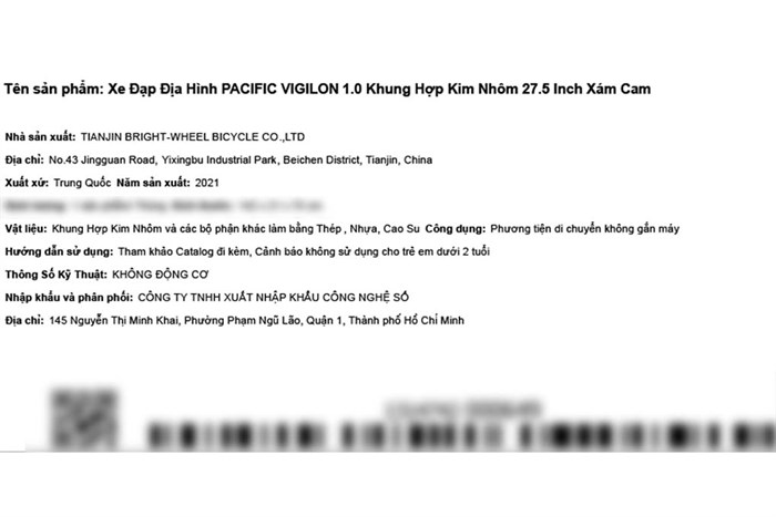 Xe Đạp Địa Hình MTB Pacific Vigilon 1.0 27.5 inch Màu Cam