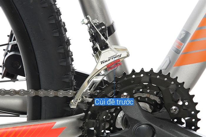 Xe Đạp Địa Hình MTB Pacific Vigilon 1.0 27.5 inch Màu Cam