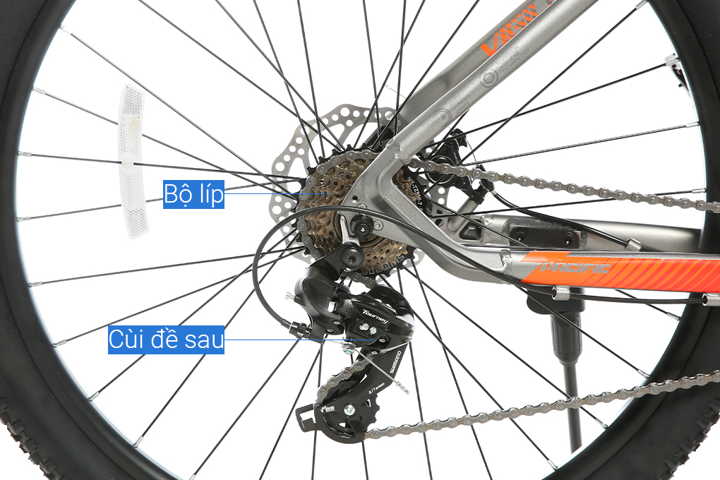 Xe Đạp Địa Hình MTB Pacific Vigilon 1.0 27.5 inch Màu Cam