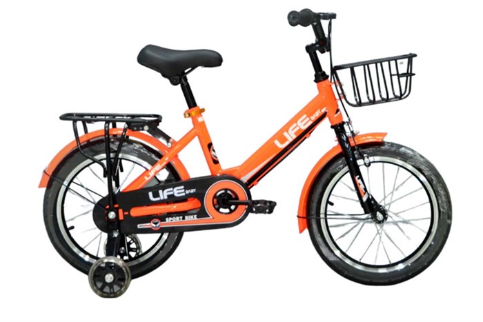 Xe Đạp Trẻ Em Life Baby 1 16 inch Màu Cam
