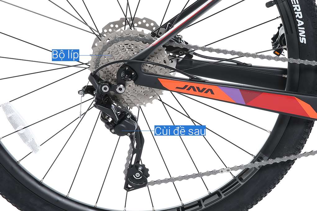 Xe Đạp Địa Hình MTB Java 650B-Vetta-30S-A 27.5 inch Size S Màu Đỏ