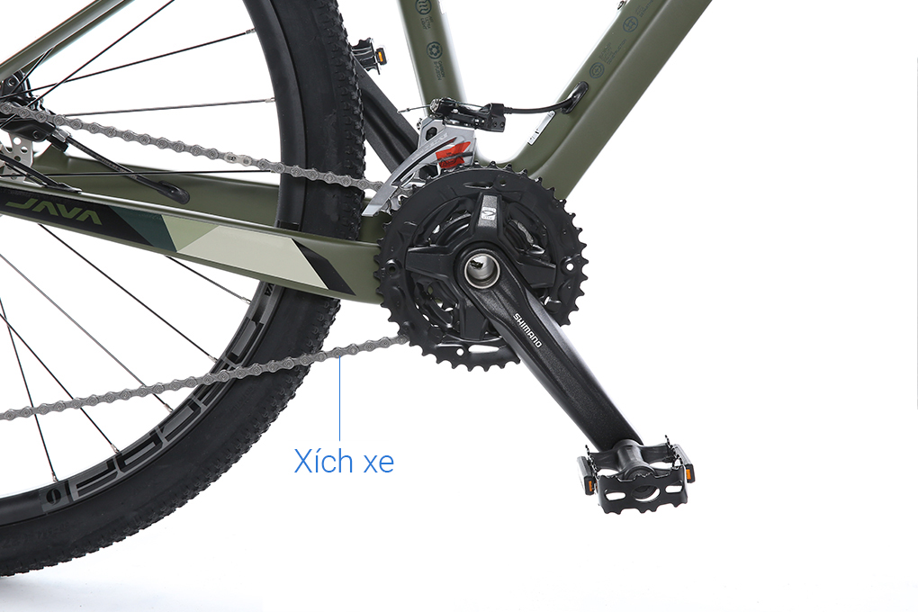 Xe Đạp Địa Hình MTB Java 650B-Vetta-30S-A 27.5 inch Size S Màu Xanh lá