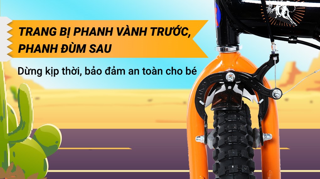 Xe Đạp Trẻ Em Stitch Wild Horse JY908-14 14 inch