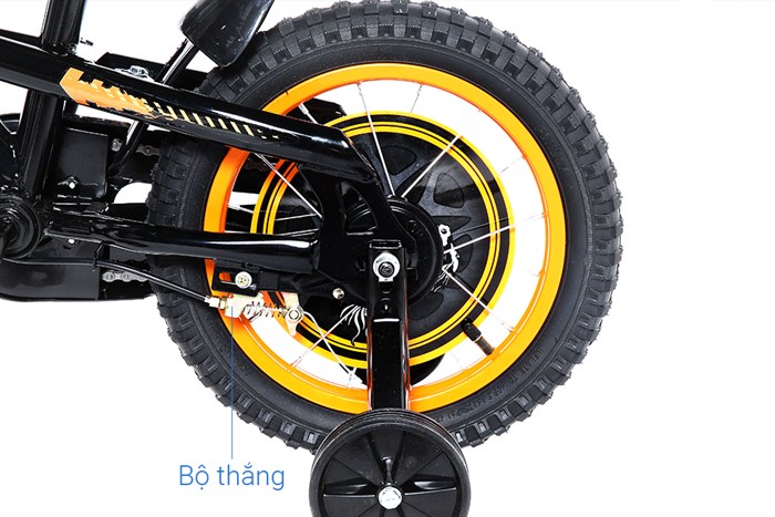 Xe Đạp Trẻ Em Stitch Wild Horse JY908-14 14 inch Màu Đen - Cam