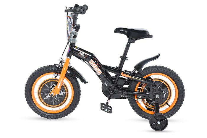 Xe Đạp Trẻ Em Stitch Wild Horse JY908-14 14 inch Màu Đen - Cam
