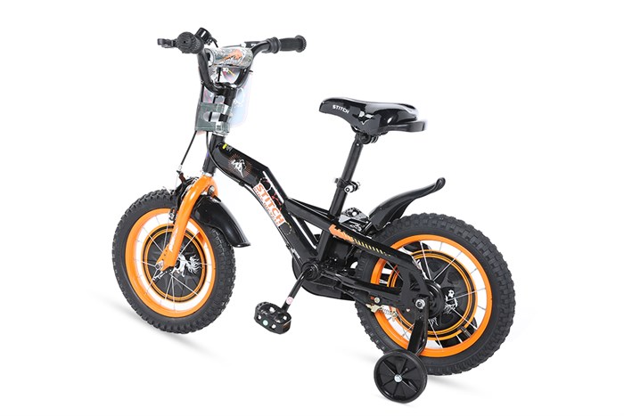Xe Đạp Trẻ Em Stitch Wild Horse JY908-14 14 inch Màu Đen - Cam